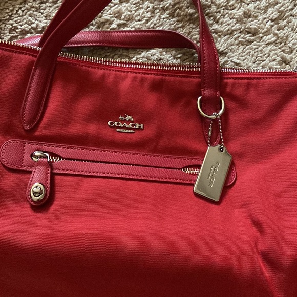 Coach | Bags | Coach Red Tote | Poshmark